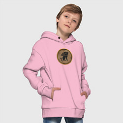 Толстовка оверсайз детская Мятежники-эллины Rome: Total War, цвет: светло-розовый — фото 2
