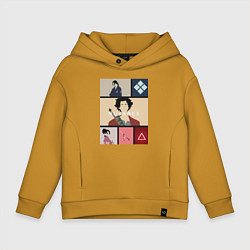 Детское худи оверсайз Самурай Чамплу Мугэн