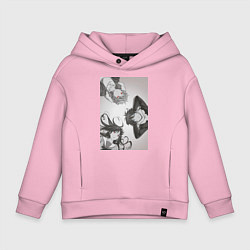 Толстовка оверсайз детская Бездомный бог Хиёри Ики, цвет: светло-розовый
