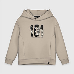 Толстовка оверсайз детская Depeche Mode - Pasadena, цвет: миндальный