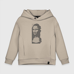 Детское худи оверсайз Mona Lisa text
