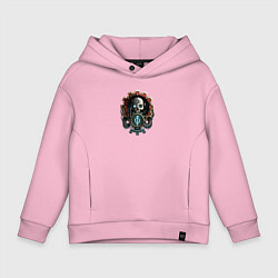 Толстовка оверсайз детская Адептус Warhammer, цвет: светло-розовый