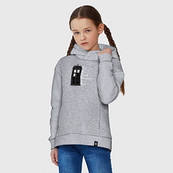 Толстовка оверсайз детская Время и пространство, цвет: меланж — фото 2