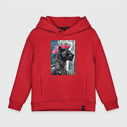 Детское худи оверсайз Dude panther - punks not dead