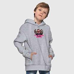Толстовка оверсайз детская Michael Scott its Breatney B*tch - the office, цвет: меланж — фото 2