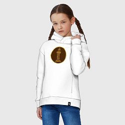 Толстовка оверсайз детская Лахмиды из Total War: Attila, цвет: белый — фото 2