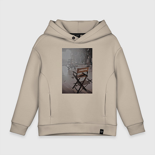 Детское худи оверсайз Режисер / Миндальный – фото 1