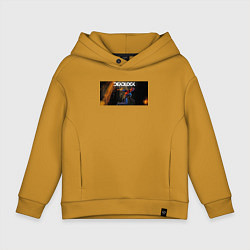 Толстовка оверсайз детская Deadlock Infernus, цвет: горчичный