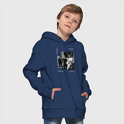 Толстовка оверсайз детская Stray kids Seungmin, цвет: тёмно-синий — фото 2