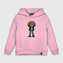 Детское худи оверсайз Бабушка рокер