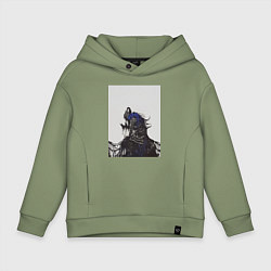 Толстовка оверсайз детская Artorias of the Abyss, цвет: авокадо