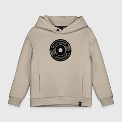 Толстовка оверсайз детская Hollywood style, цвет: миндальный