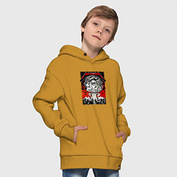 Толстовка оверсайз детская Metallica - Toronto playbill, цвет: горчичный — фото 2