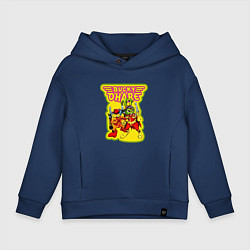 Толстовка оверсайз детская Bucky ohare, цвет: тёмно-синий