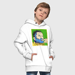 Толстовка оверсайз детская Volfovich ART, цвет: белый — фото 2