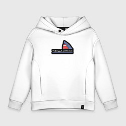 Толстовка оверсайз детская Совершенно потрясающий, цвет: белый