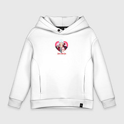 Толстовка оверсайз детская Devil May Cry Данте с морженым, цвет: белый