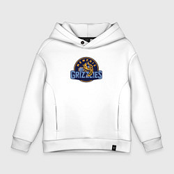 Толстовка оверсайз детская Memphis Grizzlies - NBA, цвет: белый