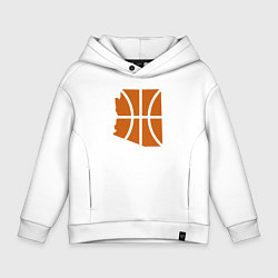 Толстовка оверсайз детская Arizona - Phoenix Suns, цвет: белый