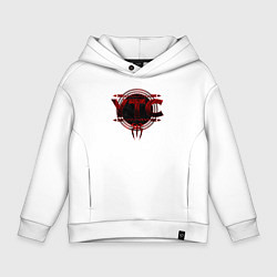 Толстовка оверсайз детская Roman Reigns ytc wwe logo, цвет: белый