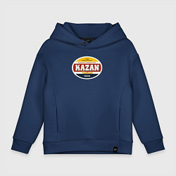 Толстовка оверсайз детская Казань Суперсерия, цвет: тёмно-синий