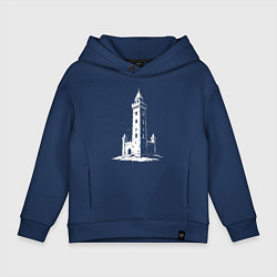 Толстовка оверсайз детская Страж веков, цвет: тёмно-синий