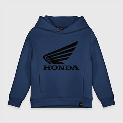 Толстовка оверсайз детская Honda Motor, цвет: тёмно-синий