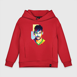 Толстовка оверсайз детская Neymar: fun-art, цвет: красный