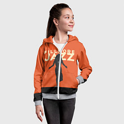 Толстовка на молнии детская Fillmore Jazz, цвет: 3D-меланж — фото 2