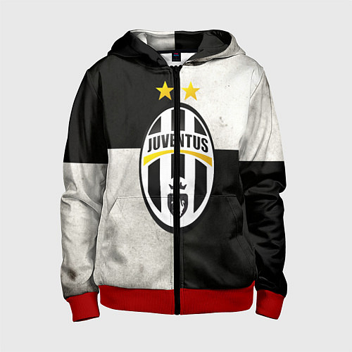 Детская толстовка на молнии Juventus FC / 3D-Красный – фото 1