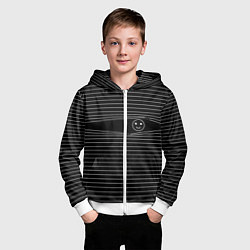 Толстовка на молнии детская Я все вижу, цвет: 3D-белый — фото 2