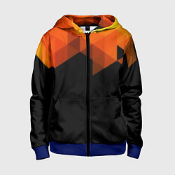 Толстовка на молнии детская Trianse, цвет: 3D-синий