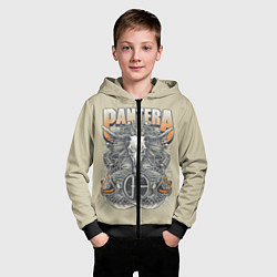 Толстовка на молнии детская Pantera: Wild Goat, цвет: 3D-черный — фото 2