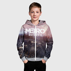 Толстовка на молнии детская Metro Exodus, цвет: 3D-меланж — фото 2