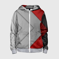 Детская толстовка на молнии Gray arrows