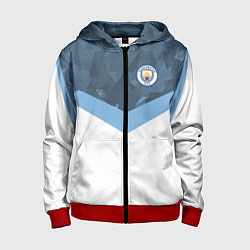 Толстовка на молнии детская Manchester City FC: Sport, цвет: 3D-красный