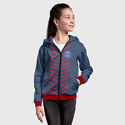 Толстовка на молнии детская FC PSG: Creative, цвет: 3D-красный — фото 2