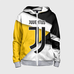 Толстовка на молнии детская FC Juventus, цвет: 3D-меланж
