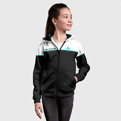 Толстовка на молнии детская Detroit: AX400, цвет: 3D-черный — фото 2