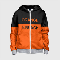 Толстовка на молнии детская Orange Is the New Black цвета 3D-меланж — фото 1