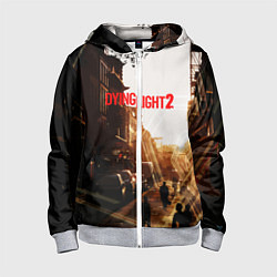 Толстовка на молнии детская Dying Light 2, цвет: 3D-меланж