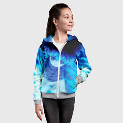 Толстовка на молнии детская Моя геройская академия Даби, цвет: 3D-меланж — фото 2