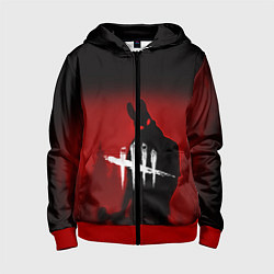 Толстовка на молнии детская Dead by Daylight, цвет: 3D-красный