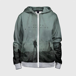 Толстовка на молнии детская Death Stranding, цвет: 3D-меланж