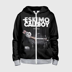 Толстовка на молнии детская Eskimo Callboy: Crystalis, цвет: 3D-меланж