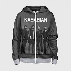 Толстовка на молнии детская Kasabian: Boys Band, цвет: 3D-меланж