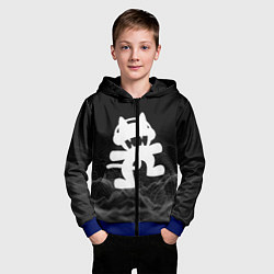 Толстовка на молнии детская MONSTERCAT, цвет: 3D-синий — фото 2