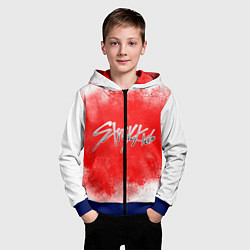 Толстовка на молнии детская STRAY KIDS, цвет: 3D-синий — фото 2