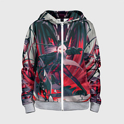 Толстовка на молнии детская Arknights art, цвет: 3D-меланж