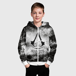 Толстовка на молнии детская Assassin’s Creed, цвет: 3D-белый — фото 2
